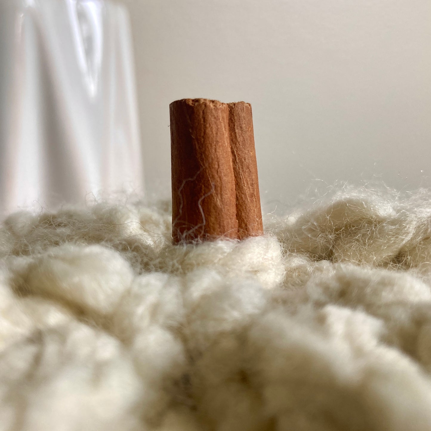 5" Crochet Pumpkin with Cinnamon Stem - Medium
