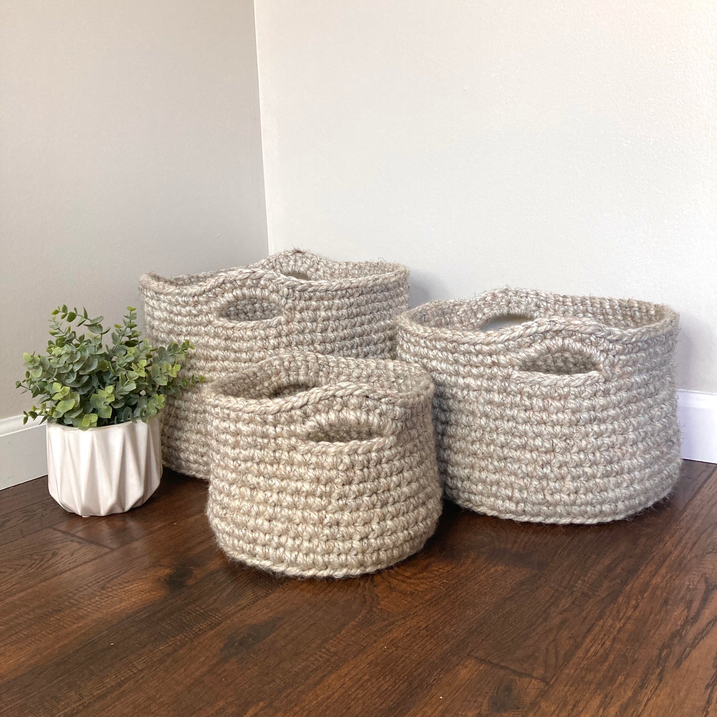 The Cheryl Crochet Basket - Large