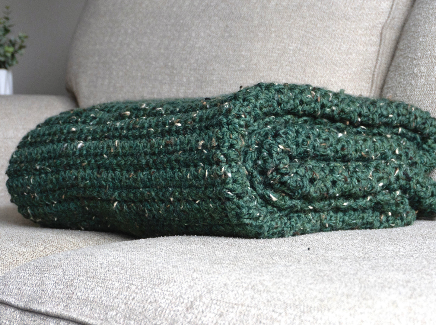 The Elizabeth Crochet Throw Blanket