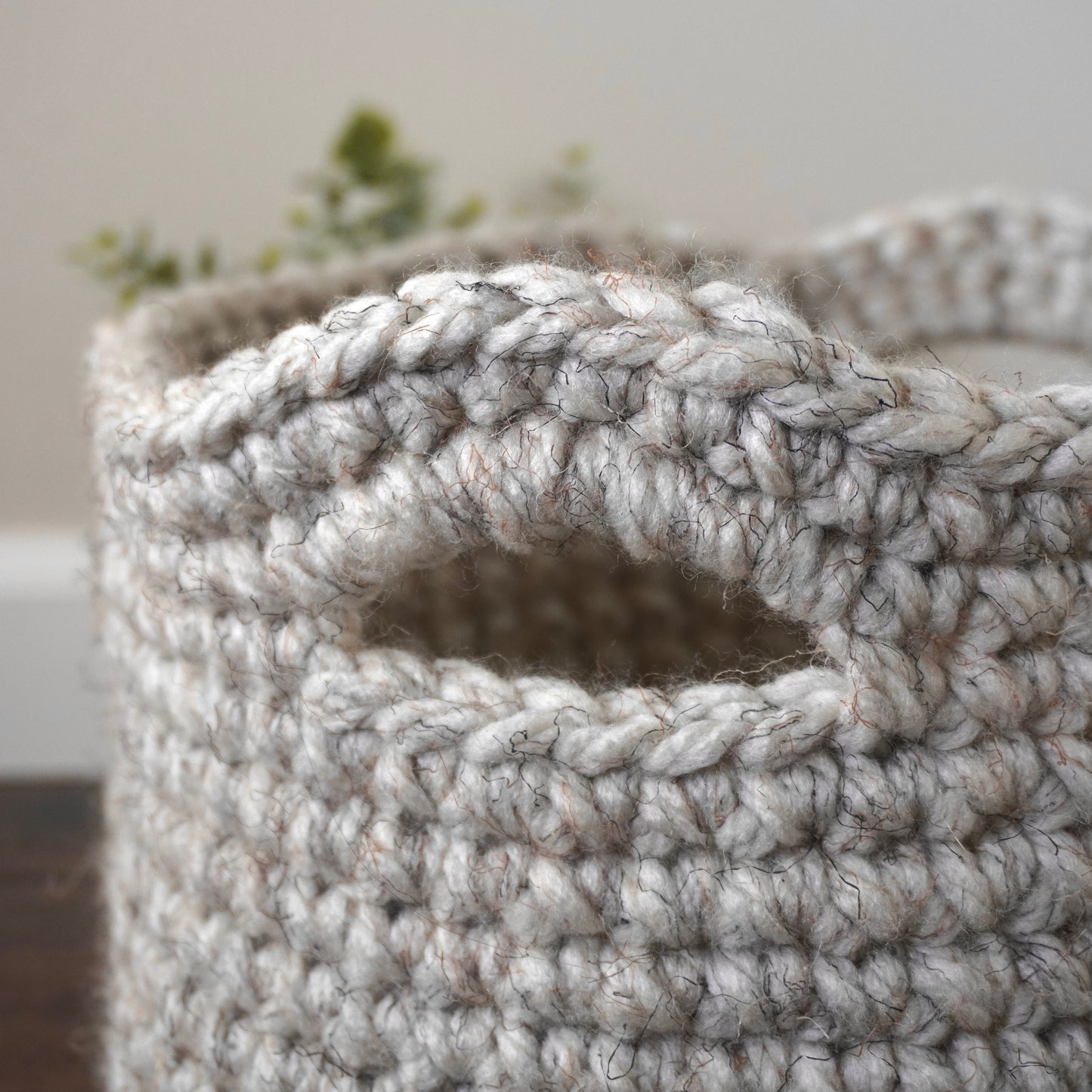 The Cheryl Crochet Basket - Medium