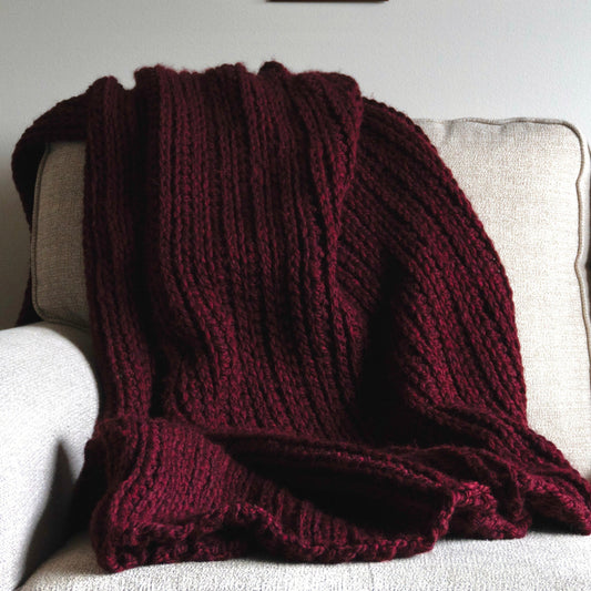 The Celeste Crochet Throw Blanket