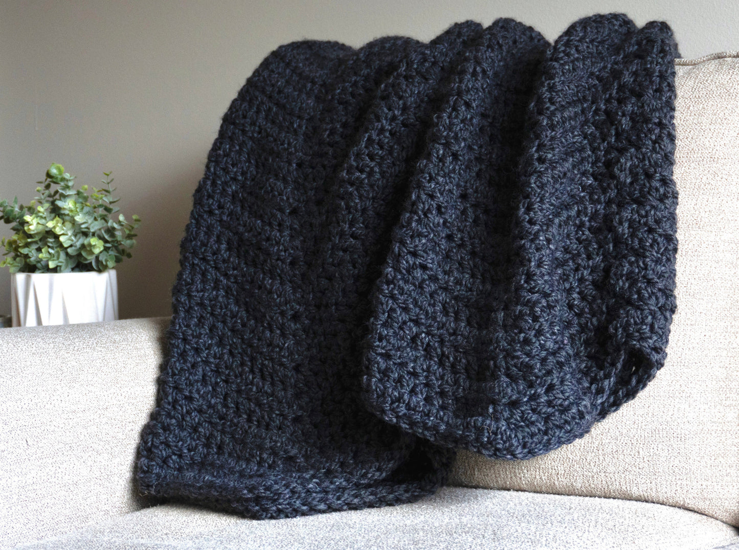 The Lynn Crochet Throw Blanket